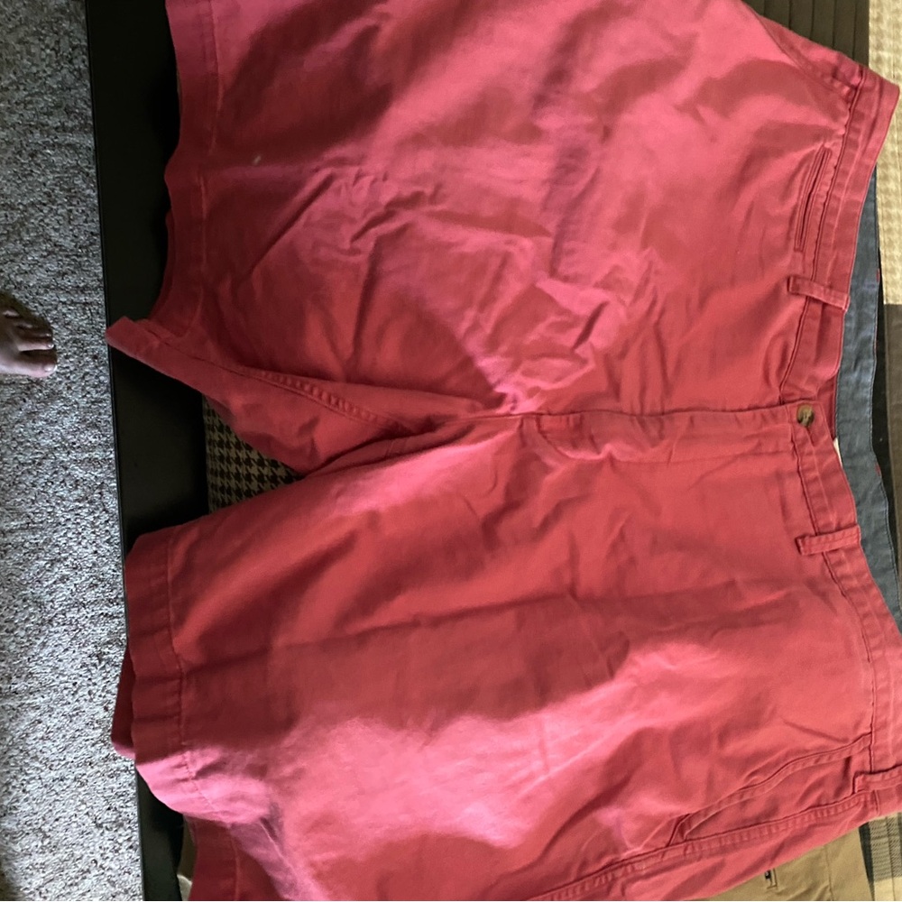 Polo by Ralph Lauren Coral Flat Front Men's Shorts